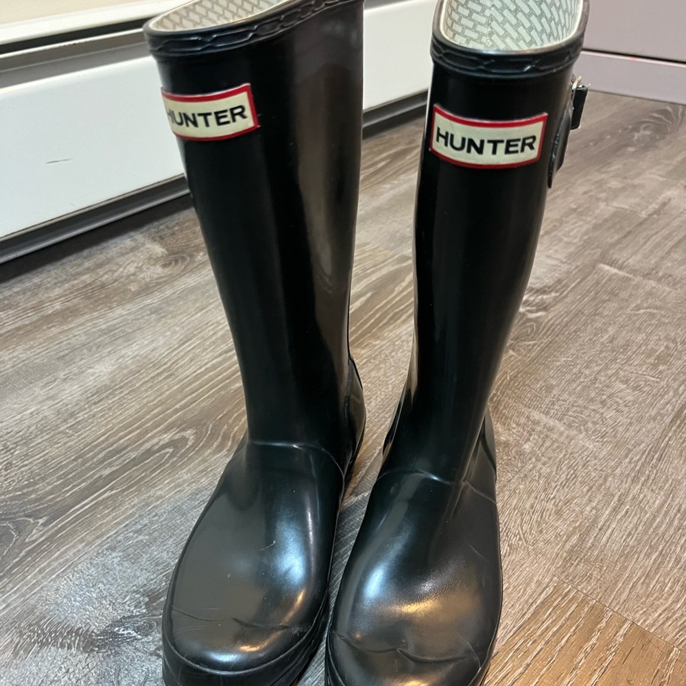 Hunter Black Rain Boots